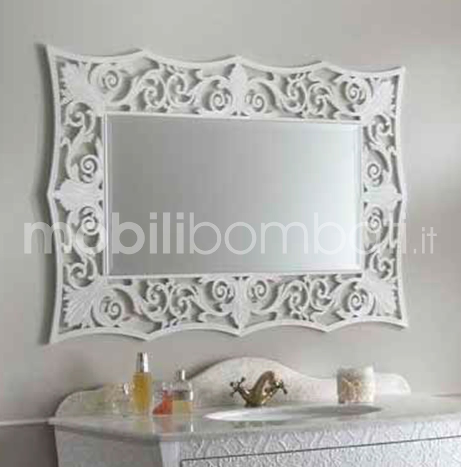 Specchio per Bagno Moderno Cornice floreale - Le originali solo su