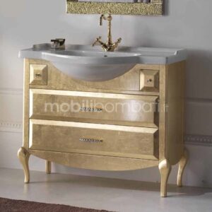 Mobile Bagno Foglia Oro