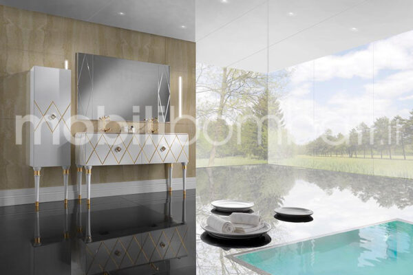 Mobili bagno stile art deco