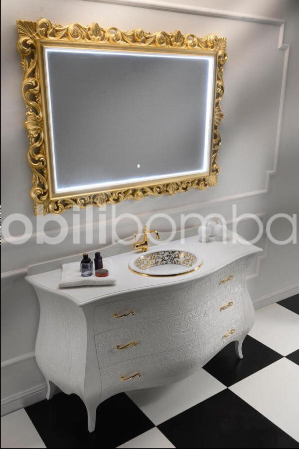 Mobile Bagno Barocco intagliato