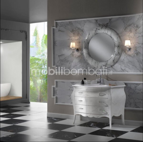 Mobile Bagno Barocco intagliato