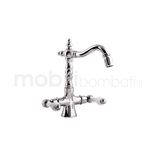 Rubinetto Bagno - Monoforo - Bidet bocca girevole - stile Classico - Made  in Italy