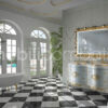 Mobile bagno stile barocco doppio lavabo
